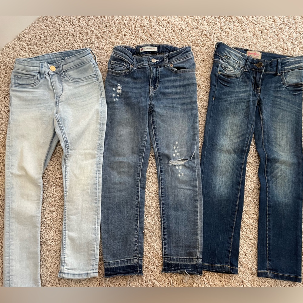 Jeans Girls 5-6T (Levi’s, H&M, alive)